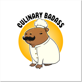 Culinary Badass Capybara Posters and Art